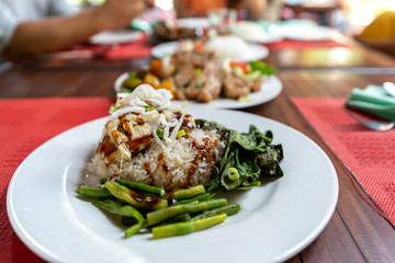 Grilled chicken with Rice
