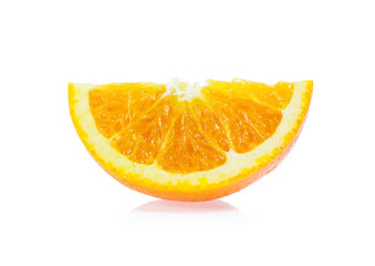 Orange fruit isolated on white background