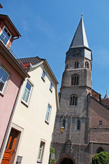 Fototapeta na wymiar Pfarrkirche Münnerstadt