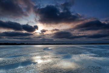 Fototapeta premium Havre de la Vanlée coast in Normandy