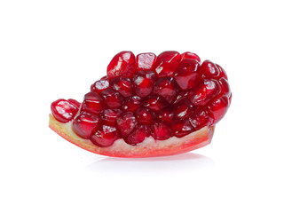 Pomegranate   isolated on white background