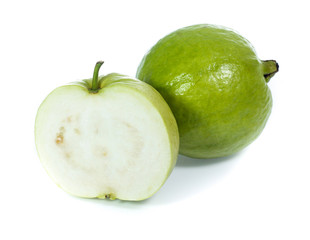 Guava isolated on white background
