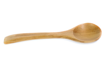 Wooden Spoon isolated on white background