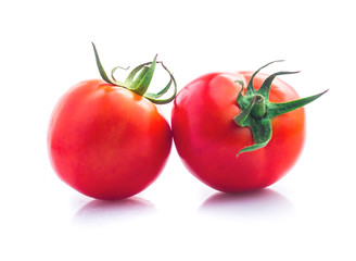 Tomato isolated on white