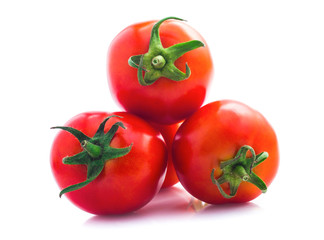 Tomato isolated on white