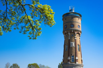 water tower of Zwijndrecht, The Netherlands. Renovation, without top