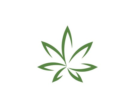 Canabis Leaf Vector Illustration