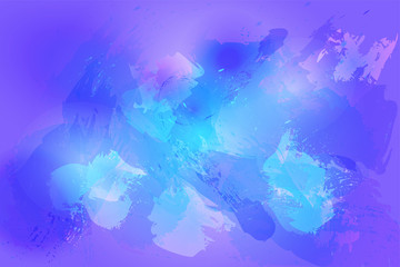 Cosmic dynamic background in blue and purple colors. Abstract design element, poster