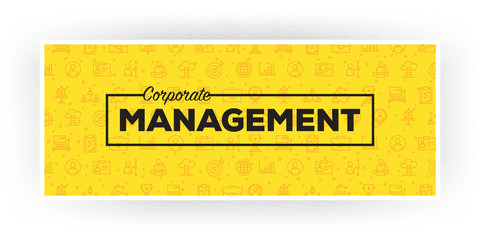 Business Management Banner Concept
