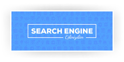 Search Engine Optimization Banner Concept