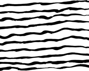 Brush grunge pattern. White and black vector.