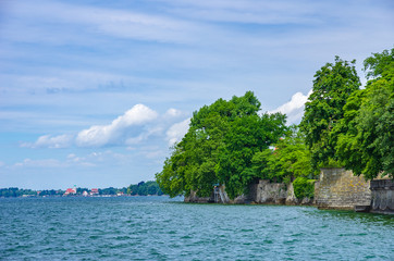 Fototapeta na wymiar Lindau in Lake Constance, Germany