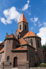 Fototapeta na wymiar Johannes de Doper Church in Montfoort, The Netherlands