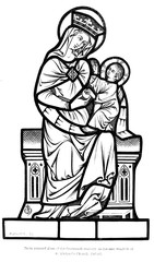 Christian illustration. Old image