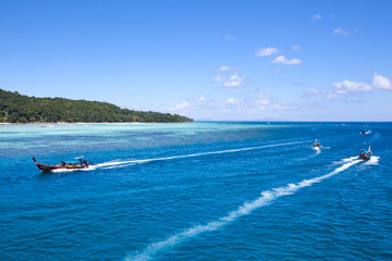 Fototapeta premium Phi Phi Islands is a famous a vacation spot in Thailand.