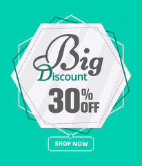 Sale and discount flyers template design. Vector illustration of modern advertise offer banner.