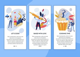 Cooking online courses chef master class web page template