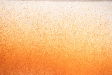 Background of orange mire on the wall