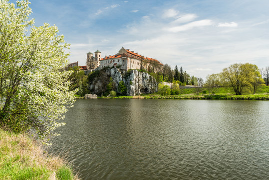 Benedictine abbey, monastery  in Tyniec near Krakow, Poland.