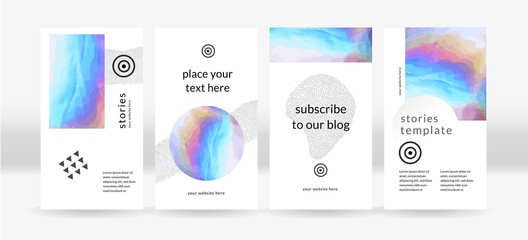 social network elegant stories template. vector EPS10