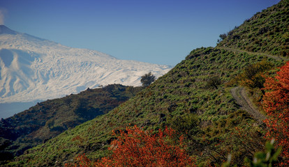 mount Etna in Sicily