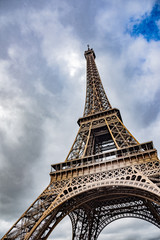 Eiffel Tower. The Eiffel Tower is the most popular tourist spot in Paris, France.