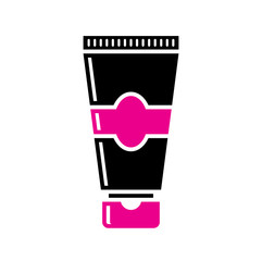 Beauty related icon on background for graphic and web design. Simple vector sign. Internet concept symbol for website button or mobile app.