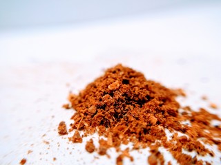 Garam masala isolated on white background