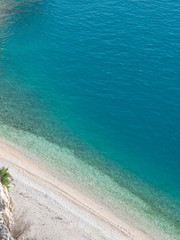 Hidden beach on Adriatic sea coast