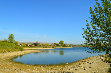Hollingworth lake in springtime