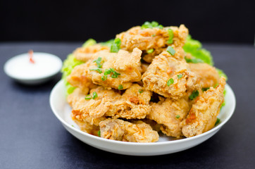 Frango a passarinho