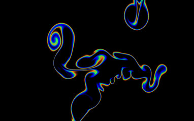 Obraz premium Magic space texture, pattern, looks like colorful smoke
