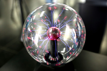 Image of Electric plasma sphere.