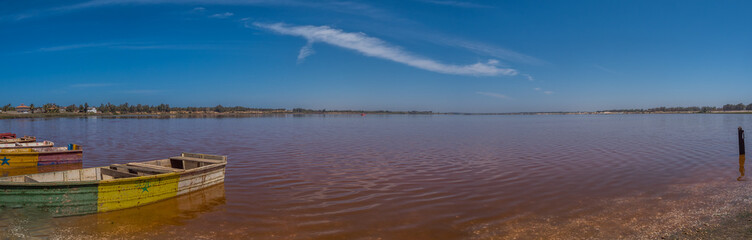 Rose lake, Salt Lake, Pink salt lake