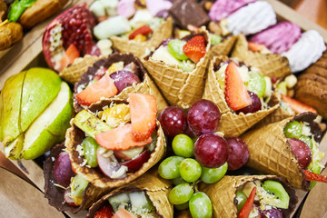 varied food healthy diet
