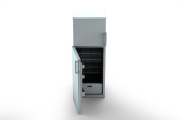 3d render of a Refrigerator Isolated on White Background.