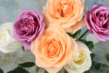 Beautiful and fragrant roses