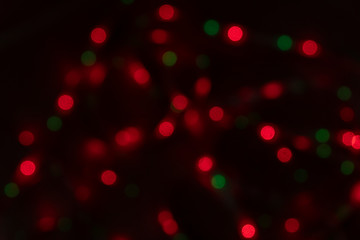 Bokeh lights on the background