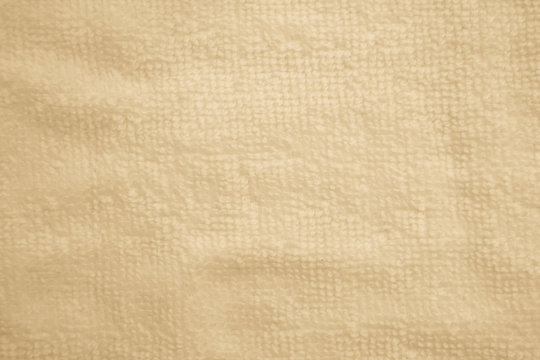 Cream cotton towel mock up template fabric