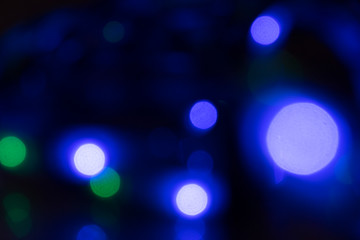 Bokeh lights on the background