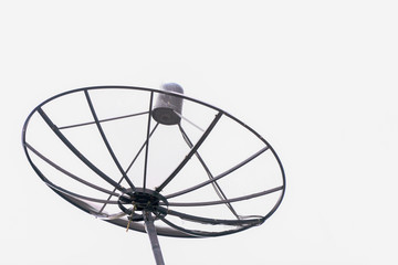 Satellite dish receiver