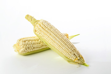 Ripe and delicious corn