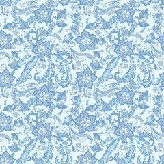 floral seamless vector pattern