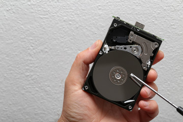 Computer - Open external hard drive is repaired