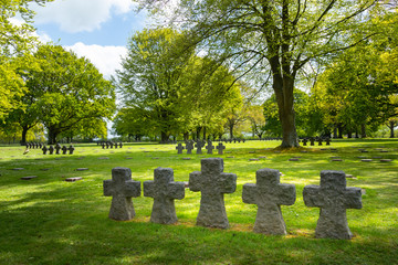 La Cambe German military cemetery.