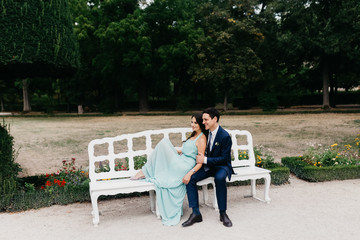 Portrait of a beautiful wedding couple.