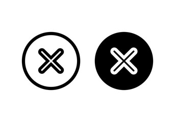 Fototapeta premium Close vector icon. Delete icon. remove, cancel, exit symbol