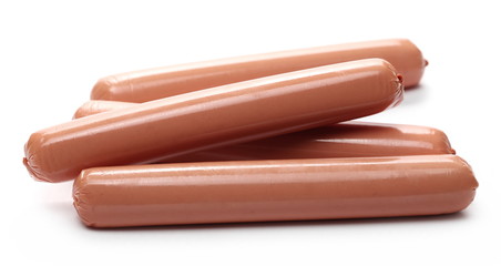 Hot dog isolated on white background
