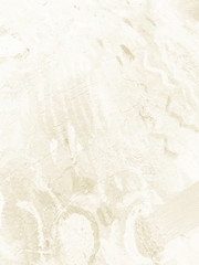 Obraz premium Mustard pencil background with white paper texture. Abstract cream hand drawn colored pencils background. Sepia crayon drawings with graphite texture for templates, greeting card, poster design.