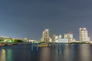 Naklejka premium 東京ウォーターフロントの夜景